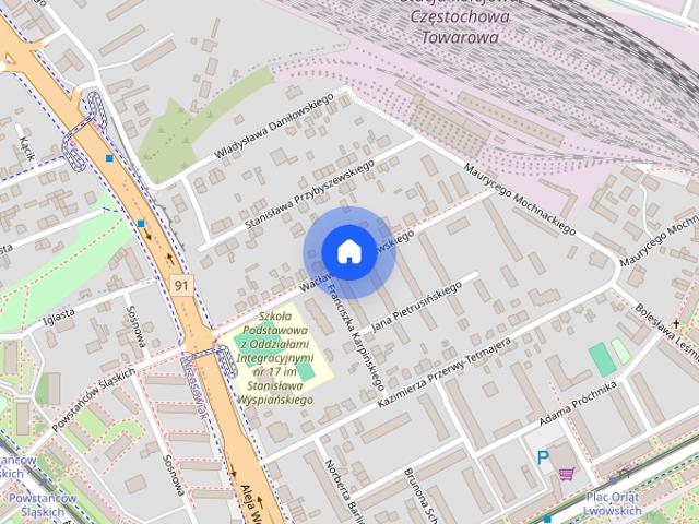 2 pokoje, balkon, pet friendly, Sieroszewskiego 8