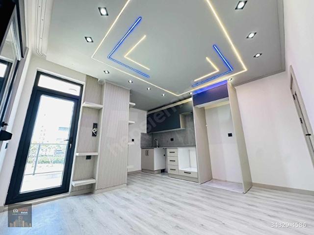 SIFIR LÜKS 1+1 MODERN MİMARİ, ŞIK TASARIM VE GENİŞ BALKON!