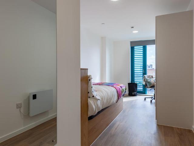 Silver En Suite at Ty Nant, 180 High. 1 bed private hall to rent £559 pcm £129 pw