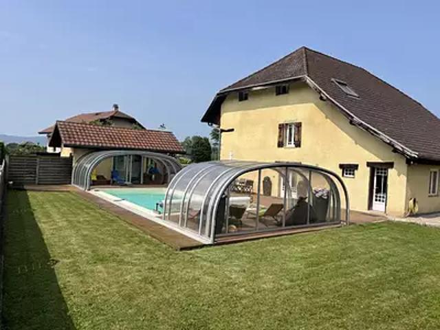 Sillingy 74330 Achat / Vente maison 7 pièces t7 piscine terrasse