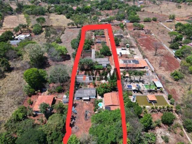 Sítio / Chácara para Venda em Hidrolândia/GO Sítio Recreio Encontro das Águas 3 Quartos