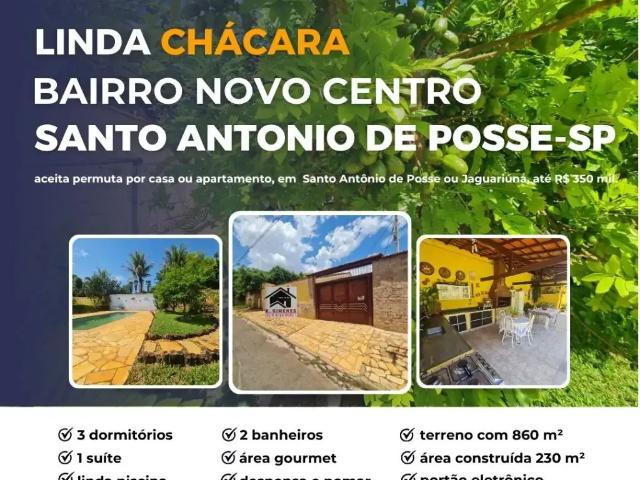 Sítio / Chácara para Venda em Santo Antônio de Posse/SP Centro 3 Quartos