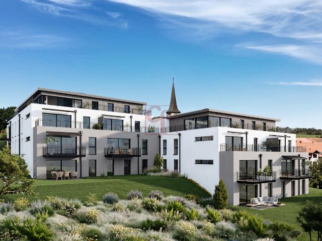 Siviriez – 5.5 Zimmer Wohnung mit privatem Garten und Keller von 16 m²