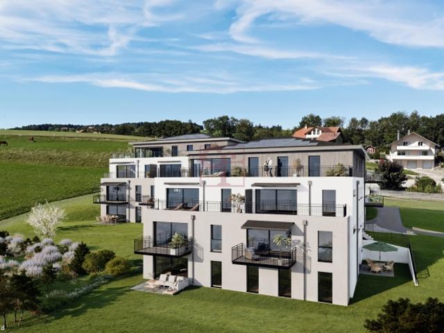 Siviriez – Wunderschöne 4.5 Zimmer Neubauwohnung