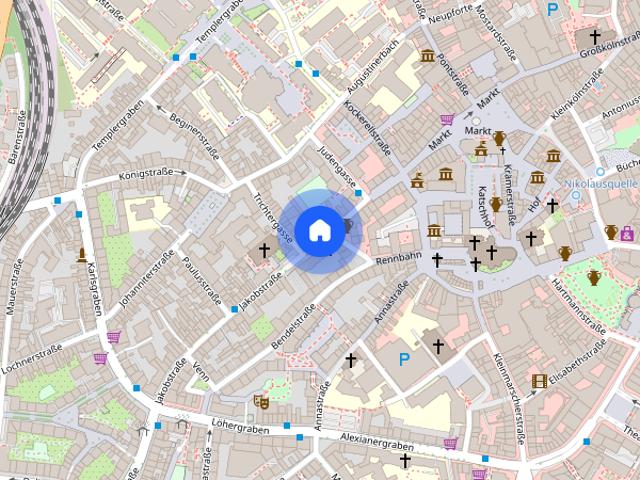 So macht wohnen Spaß: 2 Zimmer Wohnung in Stadtlage