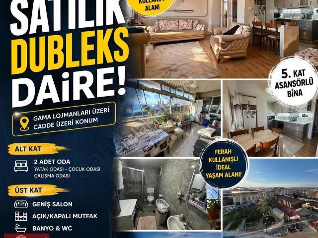 Soma Emlak* Satılık Gama Lojmanları Üzerinde Dubleks Daire