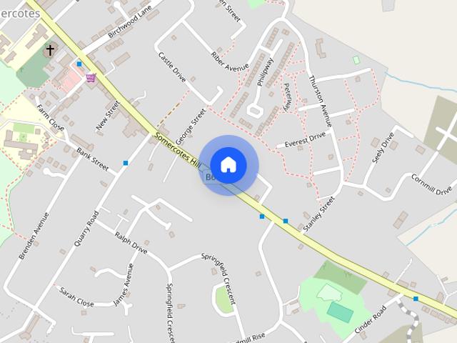 Somercotes Hill, Alfreton, Derbyshire, DE55