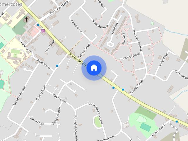 Somercotes Hill, Alfreton, Derbyshire, DE55