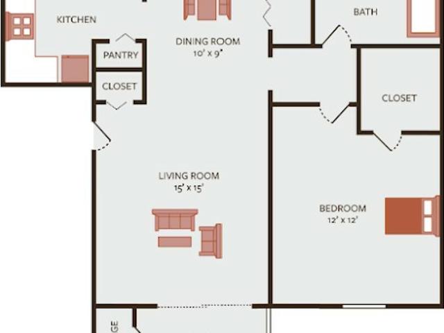 Somerset Apartments 1 Bedroom Apartment for Rent at 1523 Country Club Dr, Jackson, MS 39209