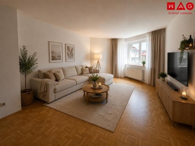 SOMMERAKTION 1 Monat keine Miete bezahlen! 3 Raum Whg. mit praktischer Aufteilung und perfekter Infrastruktur in Linz/Wegscheid Eigener TG Abstellplatz ACHTUNG Mietvertrag auf 10 Jahre befristet