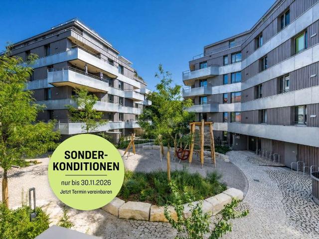 SONDERKONDITIONEN große 2 Zimmer Wohnung, West Ausrichtung, HERDERGÄRTEN 2.4.5