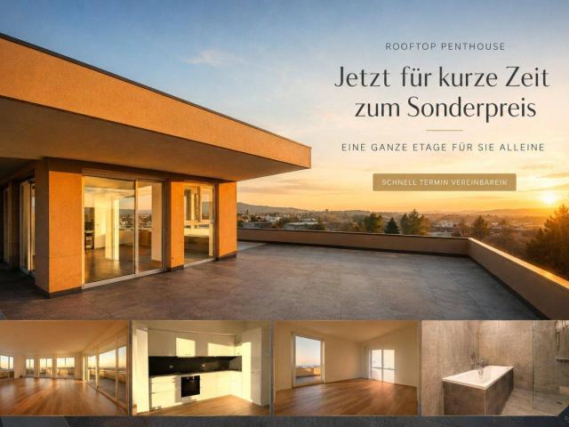 SONDERPREIS ! schnell Termin vereinbaren ! ROOF TOP PENTHOUSE vollklimatisiert eine ganze Etage für Sie alleine absolute Seltenheit am Markt