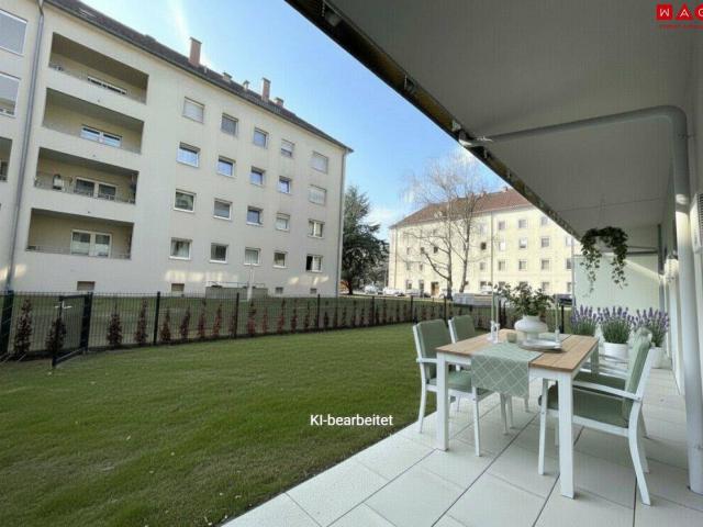 Sonne genießen im eigenem Garten exklusive 3 Zimmer Wohnung inklusive nachhaltigem Energiesystem