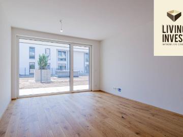 Eigengarten statt Balkon: Exklusive 3 Zimmer Gartenwohnung inkl. 2 TG Plätze