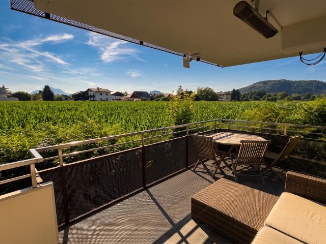 Sonnenverwöhnte Terrassenwohnung! Festungs und Untersbergblick in Aigen