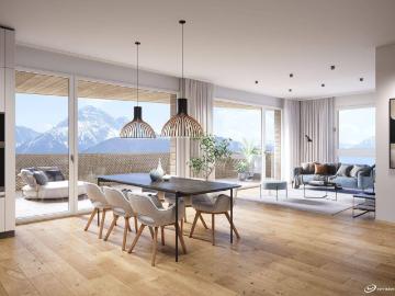 SONNENPLATZL | traumhafte 3 Zimmer Dachgeschosswohnung im Erstbezug | Lechaschau