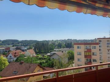 SONNIG NATURNAH STADTNAH, gepflegte 3 ZI mit Loggia 5./ letzter Stock wunderschöne Aussichtslage/Garage, Allg.Garten