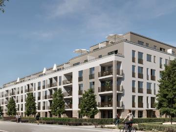 Sonnig, ruhig, perfekt gelegen Charmante 3 Zimmer Wohnung mit Loggia und Balkon