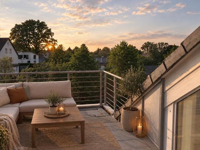 Sonnige Maisonette Wohnung in Hiddesen, mit Blick ins Grüne