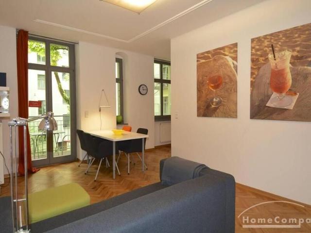 Sonnige, möblierte Zwei Zi Wohnung mit Balkon, Berlin Prenzlauer Berg