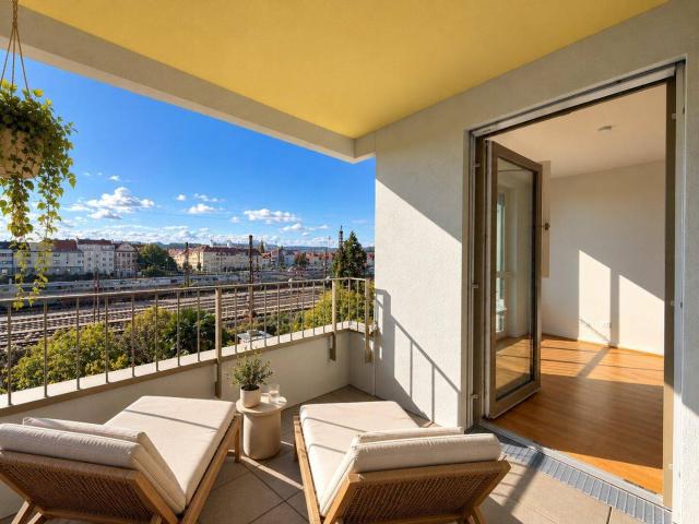 SONNIGE NEUBAU WOHNUNG | 2 Zimmer | ca. 50m² WFL | ca. 5m² Loggia | 1. Liftstock | Einbauküche