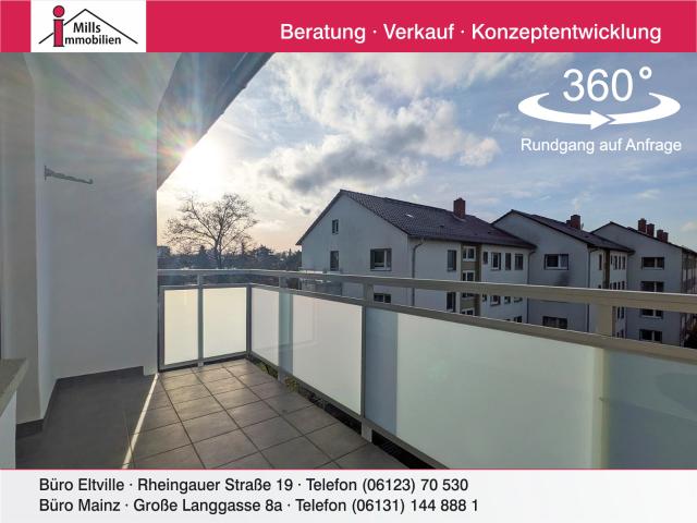 Sonnige, gutgeschnittene Eigentumswohnung mit SW Balkon in bevorzugter Mainzer Wohnlage