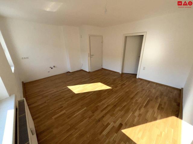 Sonnige Grünlage & Entspannung pur: sanierte Singlewohnung im letzten Stock eines kleinen Mehrparteienhauses mit hellem Wohnbereich und separatem Schlafzimmer!