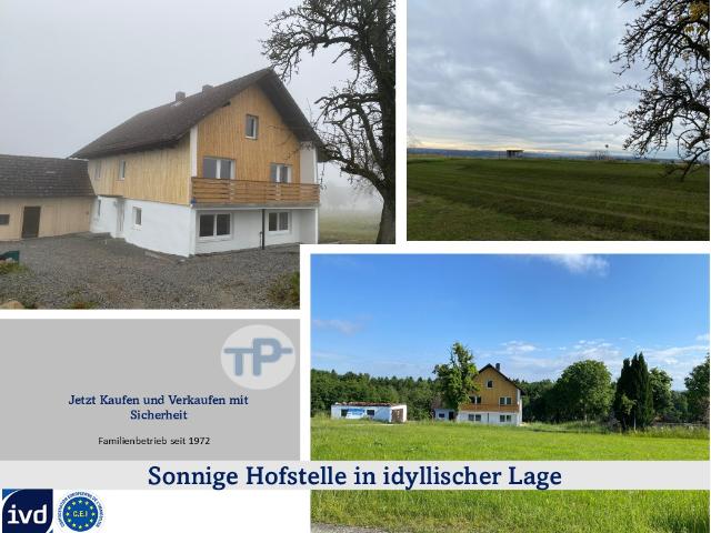 SONNIGE HOFSTELLE IN ALLEINLAGE MIT HERRLICHER AUSSICHT