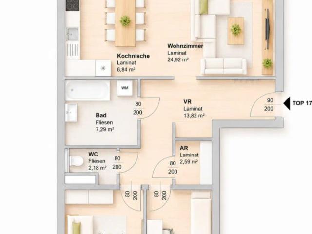 Sonnige Loggia | 3 Zimmerwohnung | BEFRISTETE MIETAKTION