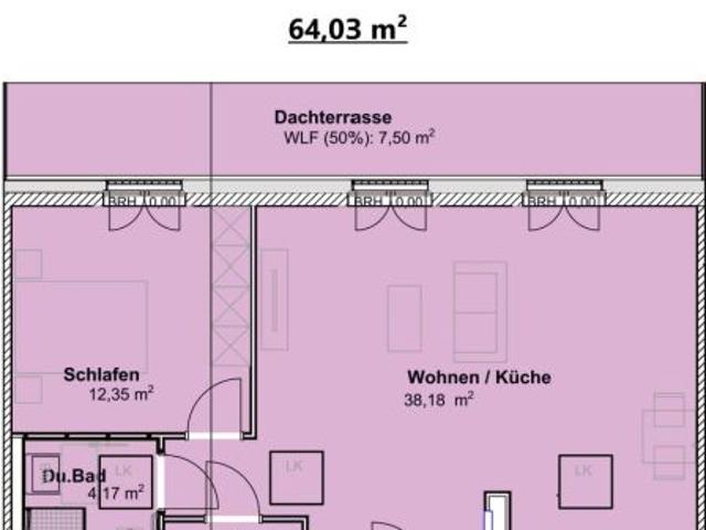 Sonnige Penthousewohnung mit Dachterrasse im KFW 40 QNG Energiesparhaus mit SonderAFA
