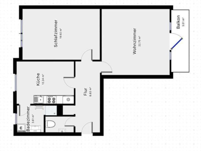 sonnige Wohnung Traun 70m²