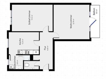 sonnige Wohnung Traun 70m²
