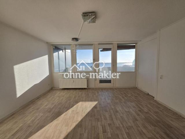 Sonnige 1,5 ZKB, 52m² mit einem großen Balkon mit Weserblick im Zentrum von Bremerhaven