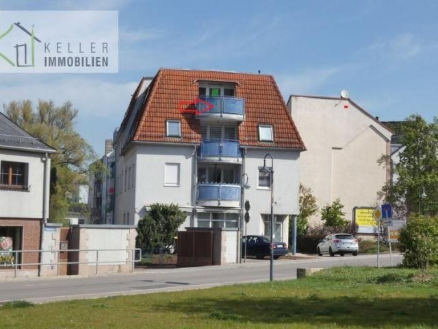 Sonnige 1,5 Raum Wohnung mit Süd Balkon und Tageslichtbad Werdau zentrumsnah