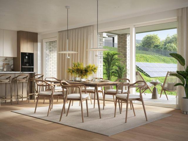 Sonnige 3 Zimmer Gartenwohnung mit Terrasse & Garage – Erstbezug!