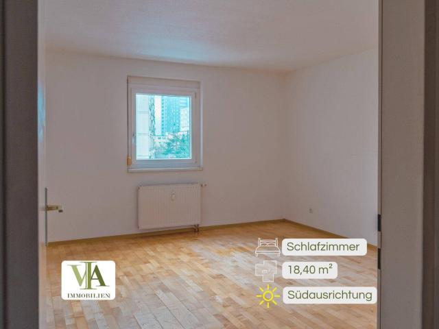 Sonnige 3 Zimmer Wohnung mit Balkon 10 m², Kellerabteil und TG Abstellplatz in Rum / Grenze Innsbruck