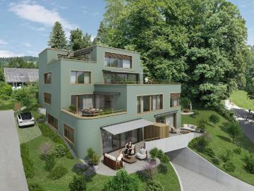 Sonnige 4.5 Zimmer Gartenwohnung mit besonderem Flair