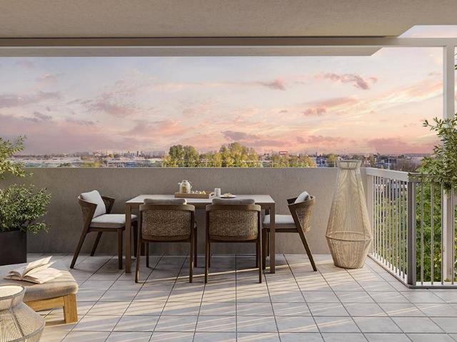 Sonnige 4 Zimmer Wohnung mit 20 m² Südbalkon und Balkon Kraftwerk