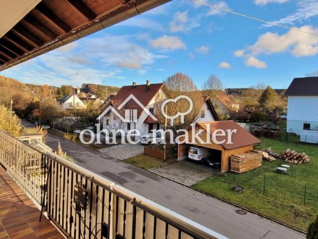 Sonnige 4 ZKB Wohnung mit Südbalkon, Einzelgarage und 250qm Garten in Siegertshofen Fischach