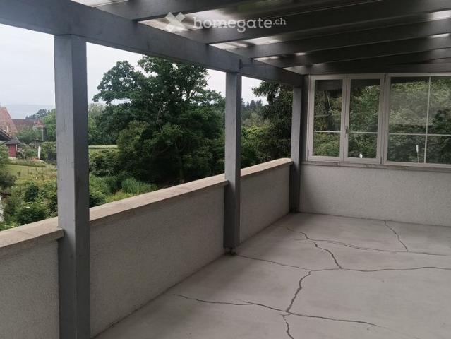 Sonnige 5.5 Maisonette mit 50m2 Terrasse, Aussicht&Biotop