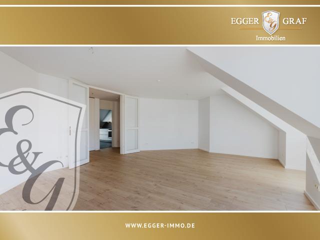 SONNIGES WOHNGLÜCK – LICHTDURCHFLUTETE 2 ZIMMER DACHGESCHOSSWOHNUNG MIT ZWEI LOGGIEN