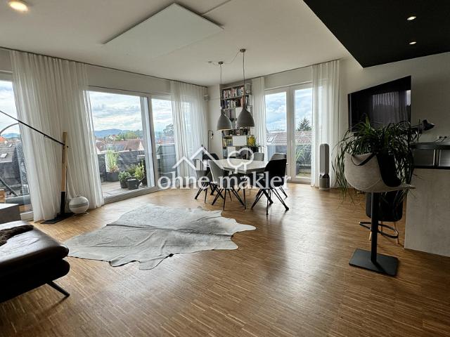 Sonniges Penthouse mit flexibler Wärmeversorgung Pellet/Infrarot/Schwedenofen