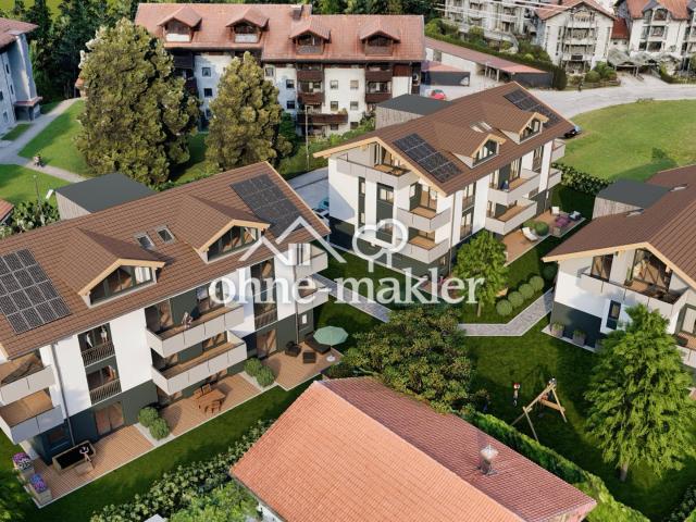 Sonniger Neubau KfW40+/ruhig/zentral/Keller/Tiefgarage/z.T.Bergblick,barrierefrei/Baubeginn erfolgt