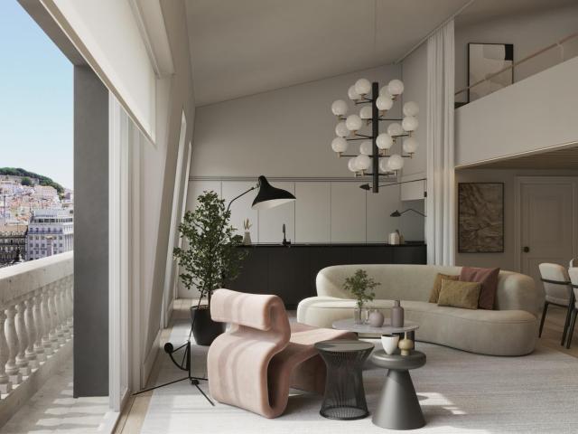Soberbo T1 Duplo tecto alto Avenida da Liberdade Lisbo. 102m² Lisboa