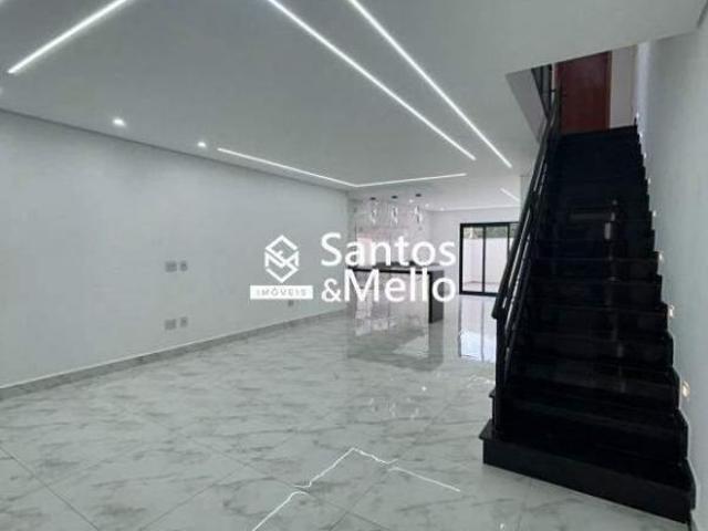 Sobrado novo à venda, com 155 m² de área total construída, terreno com 125m² J