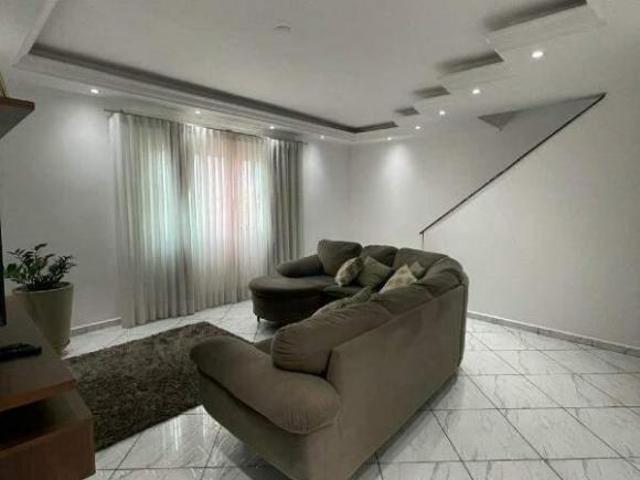 Sobrado à venda 3 quartos 1 suíte 4 vagas Floresta Santo André SP