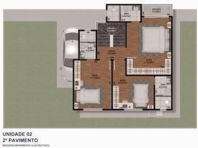 Sobrado à venda, 140 m² por R$ 1.150.000,00 Novo Mundo Curitiba/PR