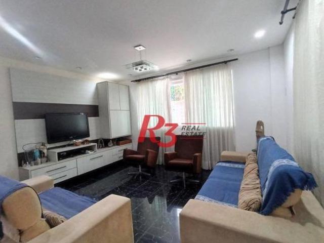Sobrado com 4 dormitórios à venda, 165 m² por R$ 1.970.000,00 Embaré Santos/SP