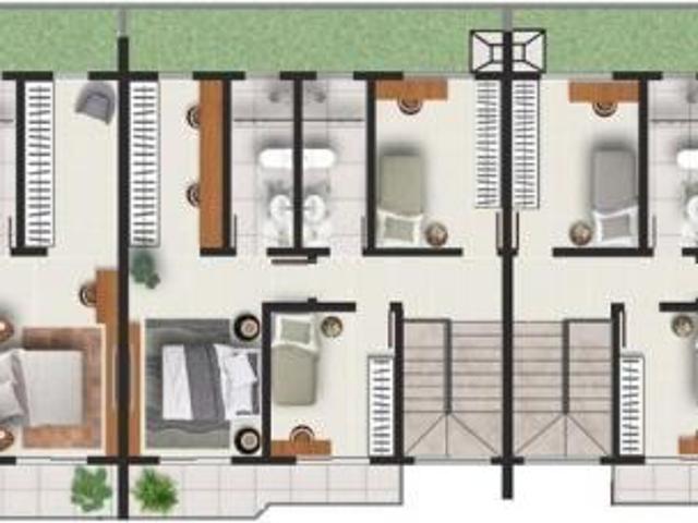 Sobrado em São José dos Pinhais, 03 quartos, 01 suíte