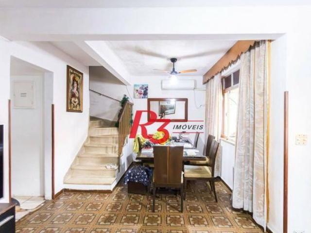 Sobrado com 4 dormitórios à venda, 93 m² por R$ 650.000,00 Estuário Santos/SP